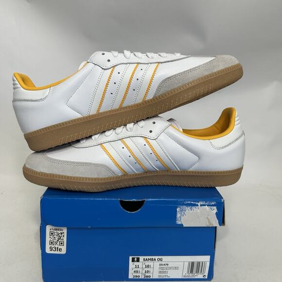 Adidas Originals Samba OG “White Crew Yellow” ID1479 main image 4